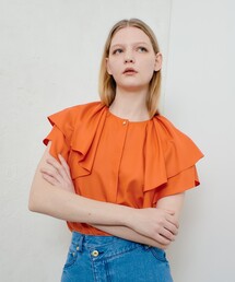 「allureville」 長袖ブラウス 2 オレンジ レディース allureville｜アルアバイル（レディース）のトップス（オレンジ