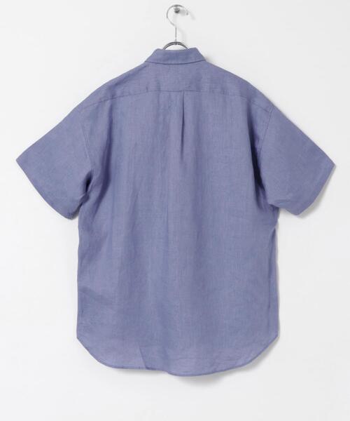 URBAN RESEARCH（アーバンリサーチ）の「LINEN SHORT-SLEEVE SHIRTS（シャツ/ブラウス・メンズ・ブルー系その他/ホワイト/ブラウン/ブルー・SMALL/MEDIUM/LARGE）」の22枚目の写真