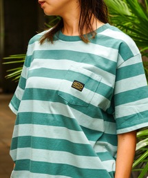 RVCA メンズ MALONE SS Tシャツ 【2025年夏モデル】/ルーカボーダー半袖Tシャツ