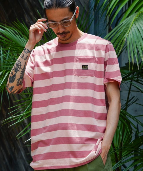 RVCA(ルーカ)の「RVCA メンズ MALONE SS Tシャツ 【2025年夏モデル】/ルーカボーダー半袖Tシャツ(Tシャツ/カットソー・メンズ・グリーン系その他/レッド系その他/グレー系その他・LARGE/SMALL/MEDIUM/X-LARGE)」の20枚目の写真