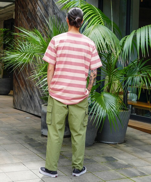 RVCA(ルーカ)の「RVCA メンズ MALONE SS Tシャツ 【2025年夏モデル】/ルーカボーダー半袖Tシャツ(Tシャツ/カットソー・メンズ・グリーン系その他/レッド系その他/グレー系その他・LARGE/SMALL/MEDIUM/X-LARGE)」の21枚目の写真