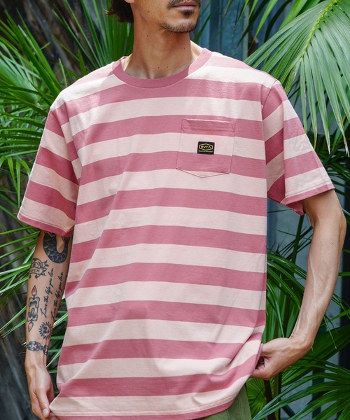 RVCA(ルーカ)の「RVCA メンズ MALONE SS Tシャツ 【2025年夏モデル】/ルーカボーダー半袖Tシャツ(Tシャツ/カットソー・メンズ・グリーン系その他/レッド系その他/グレー系その他・LARGE/SMALL/MEDIUM/X-LARGE)」の17枚目の写真