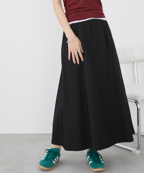 Auntie Rosa Holiday(アンティローザホリデー)の「チノAラインスカート / サイズ展開あり(スカート・レディース・ブラック/ベージュ・SMALL/MEDIUM)」の15枚目の写真