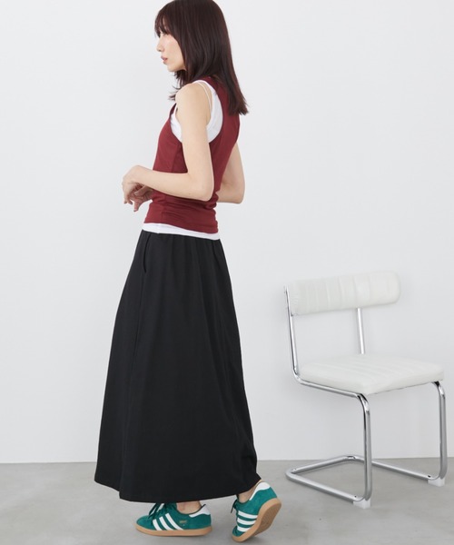 Auntie Rosa Holiday(アンティローザホリデー)の「チノAラインスカート / サイズ展開あり(スカート・レディース・ブラック/ベージュ・SMALL/MEDIUM)」の19枚目の写真