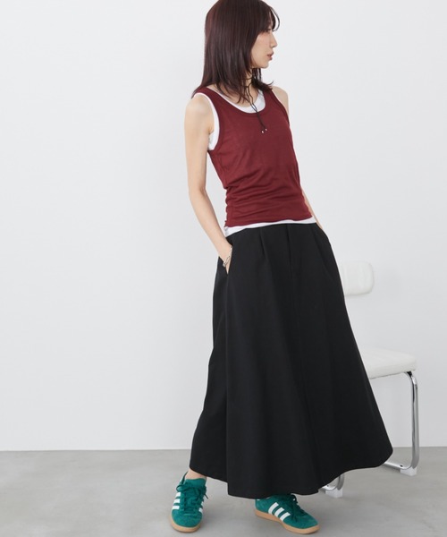 Auntie Rosa Holiday(アンティローザホリデー)の「チノAラインスカート / サイズ展開あり(スカート・レディース・ブラック/ベージュ・SMALL/MEDIUM)」の18枚目の写真