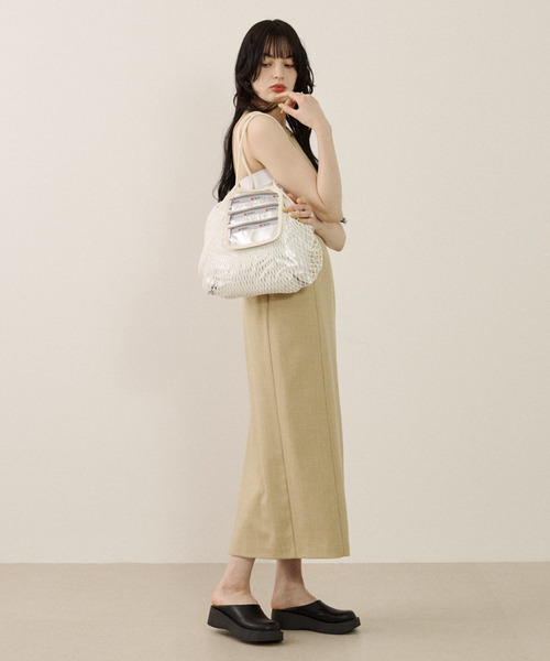 レスポートサック MED NET TOTE BAGフィッシュネットシルバーホイル MED NET TOTE BAG フィッシュネットシルバーホイル（トート