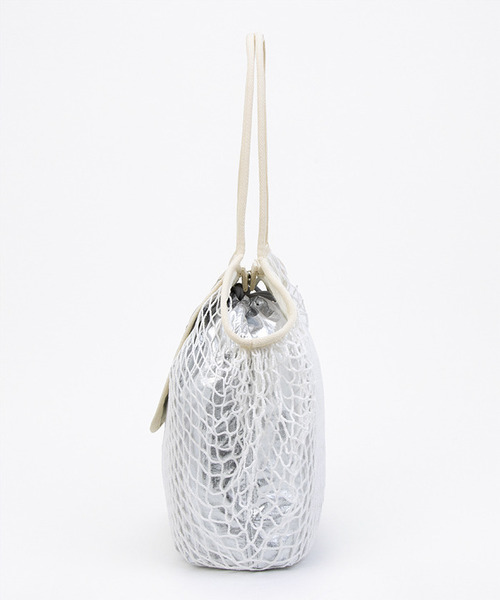 レスポートサック MED NET TOTE BAGフィッシュネットシルバーホイル MED NET TOTE BAG フィッシュネットシルバーホイル（トート