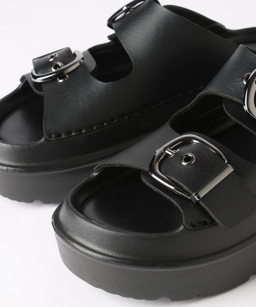 LOWRYS FARM(ローリーズファーム)の「アツゾコベルトサンダル 327874(サンダル・レディース・ブラック/アイボリー/ブラウン・MEDIUM/LARGE)」の10枚目の写真