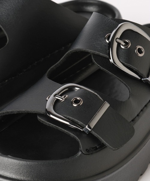 LOWRYS FARM(ローリーズファーム)の「アツゾコベルトサンダル 327874(サンダル・レディース・ブラック/アイボリー/ブラウン・MEDIUM/LARGE)」の5枚目の写真