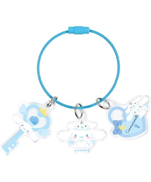 sanrio（サンリオ）の「【 sanrio 】 サンリオキャラクターズ エンジェルワイヤーキーリング 25S4（キーケース/キーアクセサリー・レディース・パープル/ピンク/ブルー/グリーン・FREE）」の3枚目の写真