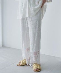 audrey and john wad | カットレースイージーパンツ-手洗い可-(その他パンツ)