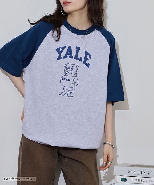 FUNALIVE(ファンアライブ)の「OVERSIZED RAGLAN T-SHIRT カレッジ ラグラン(Tシャツ/カットソー・メンズ・ネイビー/グリーン・L/M)」の22枚目の写真
