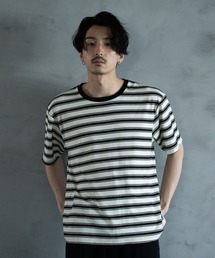 RATTLE TRAP | ジャガードボーダーTシャツ(Tシャツ/カットソー)