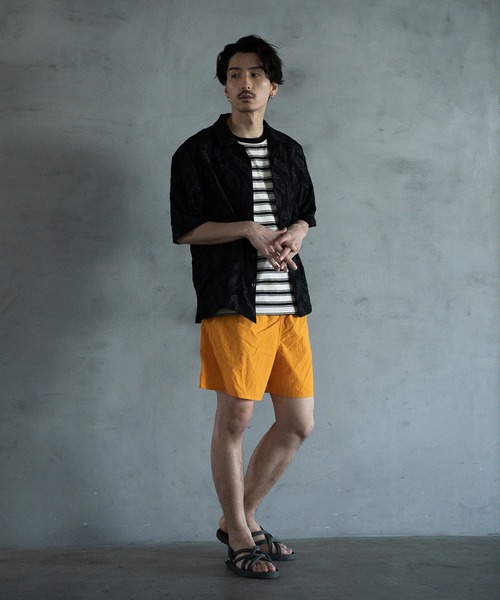 RATTLE TRAP（ラトルトラップ）の「ジャガードボーダーTシャツ（Tシャツ/カットソー・メンズ・ホワイト系/グリーン系・M/L）」の5枚目の写真