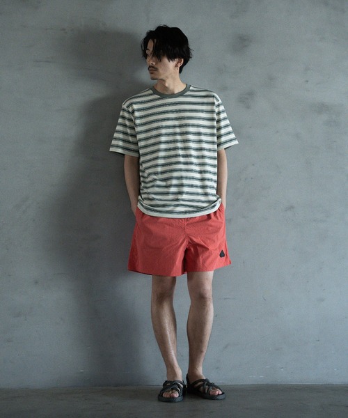 RATTLE TRAP（ラトルトラップ）の「ジャガードボーダーTシャツ（Tシャツ/カットソー・メンズ・ホワイト系/グリーン系・M/L）」の10枚目の写真