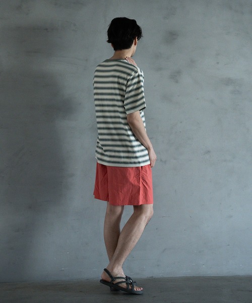 RATTLE TRAP（ラトルトラップ）の「ジャガードボーダーTシャツ（Tシャツ/カットソー・メンズ・ホワイト系/グリーン系・M/L）」の11枚目の写真