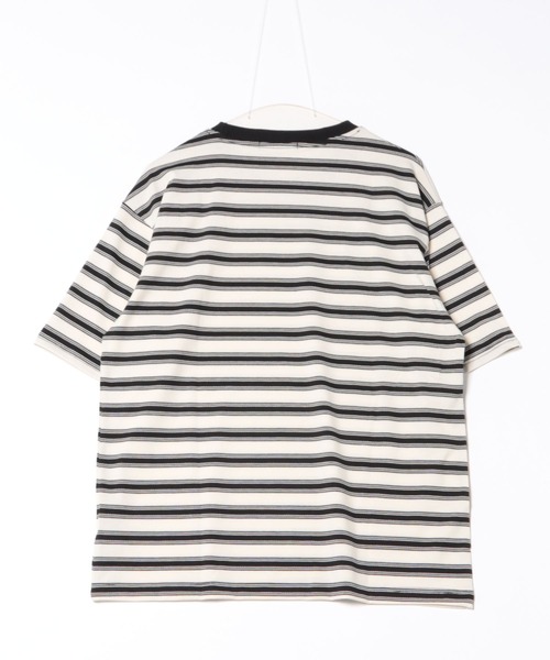 RATTLE TRAP（ラトルトラップ）の「ジャガードボーダーTシャツ（Tシャツ/カットソー・メンズ・ホワイト系/グリーン系・M/L）」の16枚目の写真