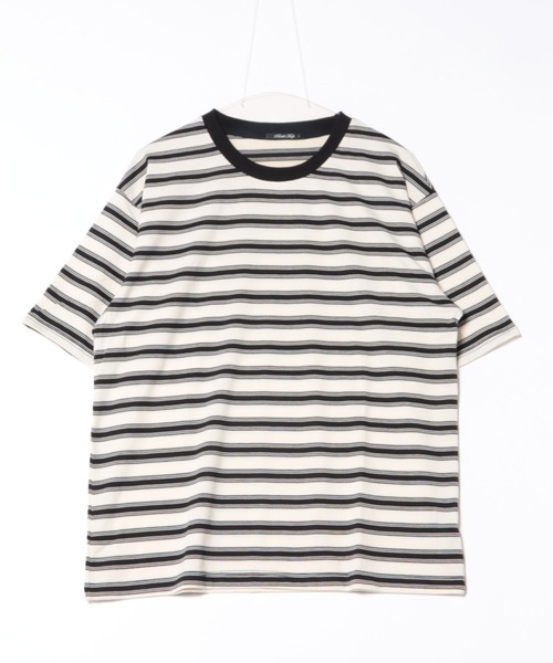 RATTLE TRAP（ラトルトラップ）の「ジャガードボーダーTシャツ（Tシャツ/カットソー・メンズ・ホワイト系/グリーン系・M/L）」の15枚目の写真