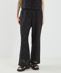 abahouse mavie | 【セットアップ対応】レースイージーストレートパンツ(その他パンツ)