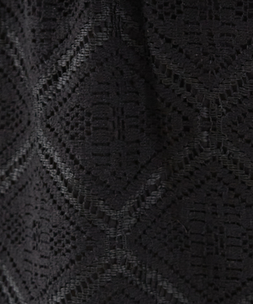 abahouse mavie(アバハウスマヴィ)の「【セットアップ対応】レースイージーストレートパンツ(その他パンツ・レディース・オフホワイト/ブラック・フリー)」の9枚目の写真