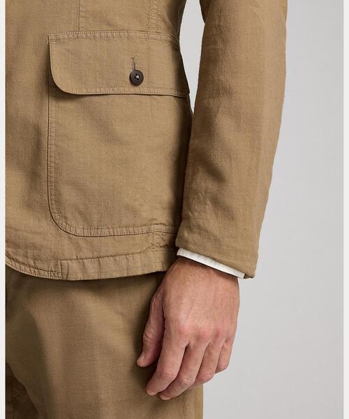 RRL(ダブル アール エル)の「アンコンストラクテッド コットンリネン スポーツ コート(テーラードジャケット・メンズ・ブラウン・XL/L/M/S/XS/XXL)」の6枚目の写真