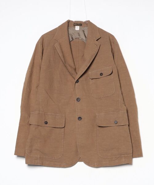 RRL(ダブル アール エル)の「アンコンストラクテッド コットンリネン スポーツ コート(テーラードジャケット・メンズ・ブラウン・XL/L/M/S/XS/XXL)」の8枚目の写真