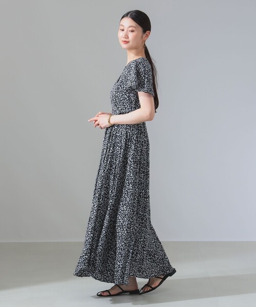 レディース マドモアゼル プリント ワンピース 別注】MARIHA / マドモアゼル プリント ワンピース（Demi-Luxe