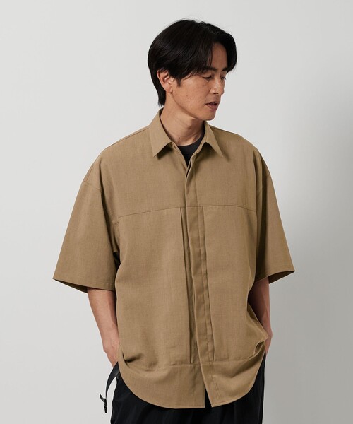 BEAUTY&amp;YOUTH UNITED ARROWS -  UNITED ARROWS ポケットショートスリーブシャツ　新作　今期 セール】＜koti BEAUTY&YOUTH＞ ダブルアクセスポケット