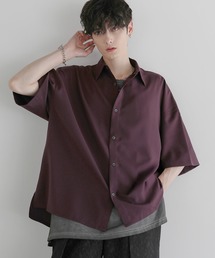 【防シワ】リラクシング半袖レギュラーシャツ
