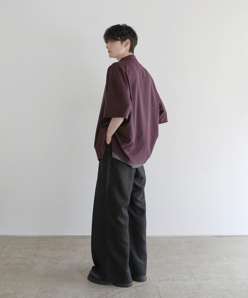 防シワ】リラクシング半袖レギュラーシャツ（シャツ/ブラウス）｜LILL