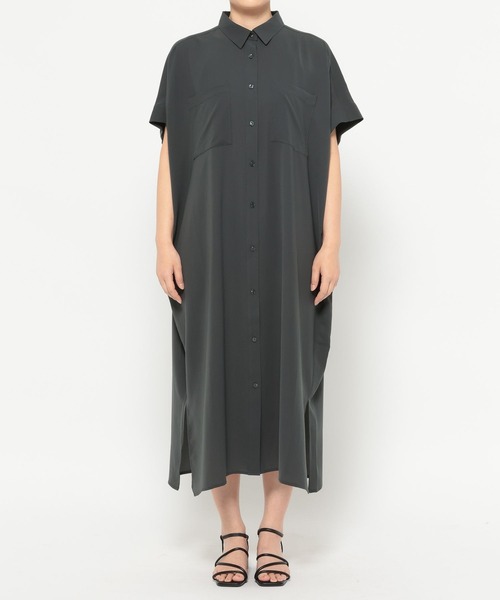 LEPSIM（レプシィム）の「マルチメリットカルゼワンピースSS　290270（ワンピース・レディース・ベージュ/オレンジ/チャコールグレー/ネイビー・FREE）」の19枚目の写真