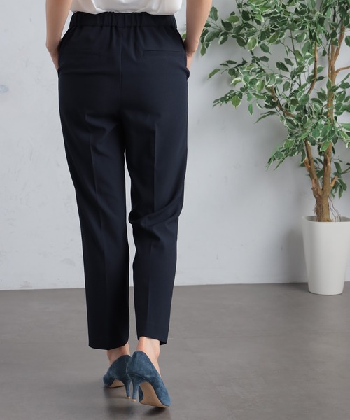 GALLORIA(ギャローリア)の「【キレメクパンツ】2wayストレッチ さらっと快適 麻調テーパードパンツ(その他パンツ・レディース・ライトベージュ/スモークピンク/ブラック/ネイビー・LL/S/M/L)」の14枚目の写真