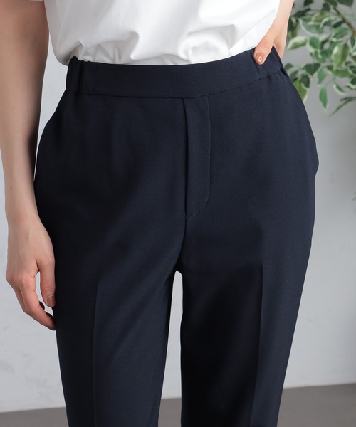 GALLORIA(ギャローリア)の「【キレメクパンツ】2wayストレッチ さらっと快適 麻調テーパードパンツ(その他パンツ・レディース・ライトベージュ/スモークピンク/ブラック/ネイビー・LL/S/M/L)」の15枚目の写真
