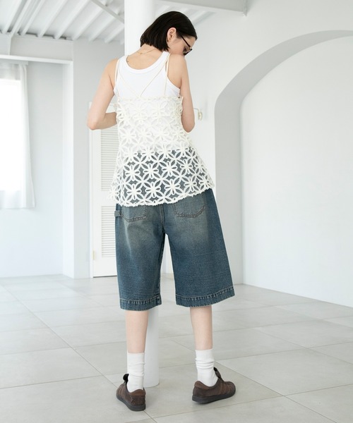 forksy.（フォルクシー）の「【forksy.】コードフラワーキャミソール