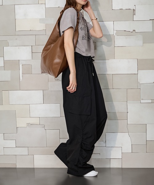 セール】Volume-hem cargo pants / 裾クシュクシュボリューム
