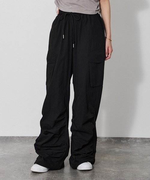 【COMME desGARCONS 】ポリ縮絨サルエルパンツ　AD2009 COMME desGARCONS 】ポリ縮絨サルエルパンツ AD2009 COMME des GARCONS