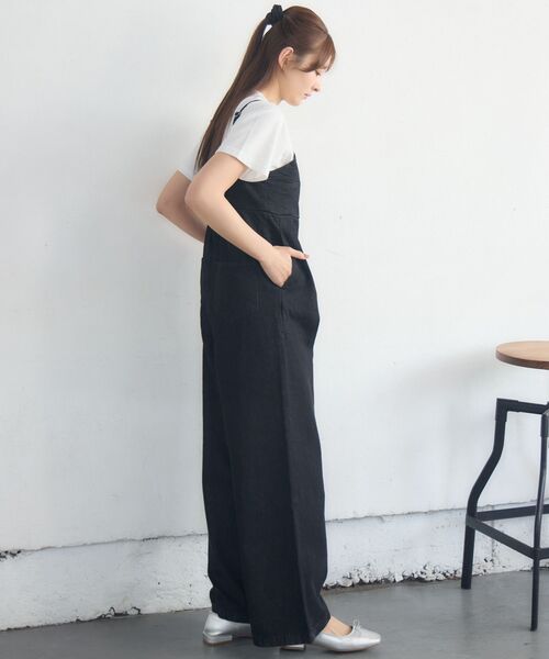 RETRO GIRL(レトロガール)の「アソートワイドサロペット(その他パンツ・レディース・ケミカルウォッシュ/ブルー系その他5/ブラック・FREE)」の16枚目の写真