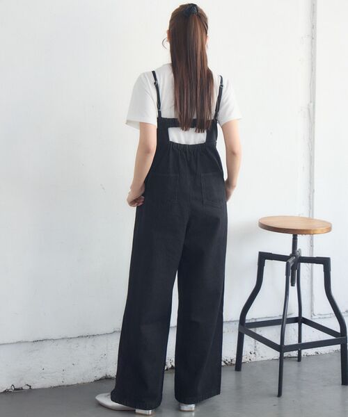 RETRO GIRL(レトロガール)の「アソートワイドサロペット(その他パンツ・レディース・ケミカルウォッシュ/ブルー系その他5/ブラック・FREE)」の14枚目の写真