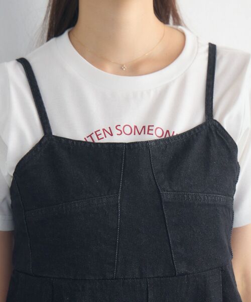 RETRO GIRL(レトロガール)の「アソートワイドサロペット(その他パンツ・レディース・ケミカルウォッシュ/ブルー系その他5/ブラック・FREE)」の9枚目の写真