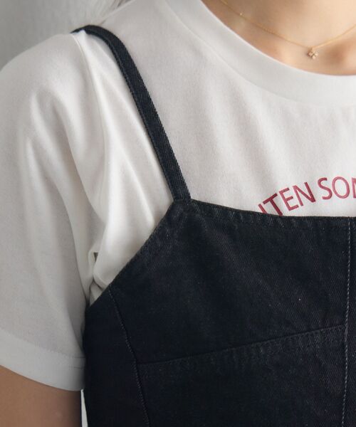 RETRO GIRL(レトロガール)の「アソートワイドサロペット(その他パンツ・レディース・ケミカルウォッシュ/ブルー系その他5/ブラック・FREE)」の8枚目の写真