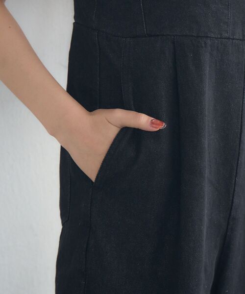 RETRO GIRL(レトロガール)の「アソートワイドサロペット(その他パンツ・レディース・ケミカルウォッシュ/ブルー系その他5/ブラック・FREE)」の5枚目の写真