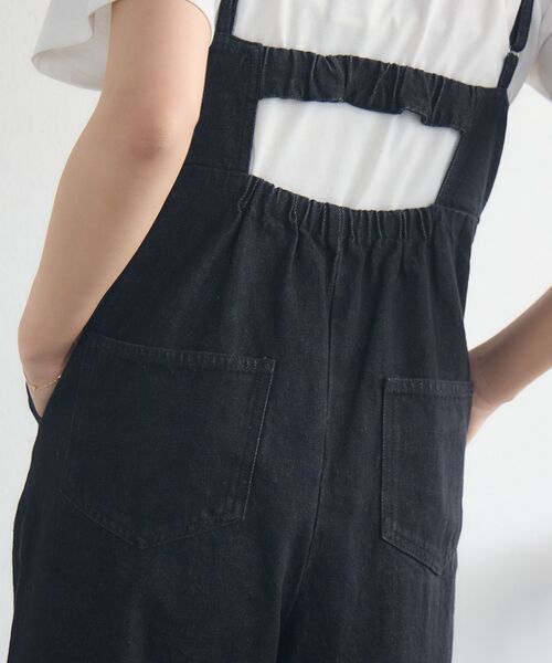 RETRO GIRL(レトロガール)の「アソートワイドサロペット(その他パンツ・レディース・ケミカルウォッシュ/ブルー系その他5/ブラック・FREE)」の4枚目の写真