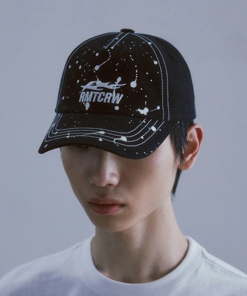 ROMANTIC CROWNのSplash Painting Ball Cap 全3色 A'GEM/9 × .kom 『ROMANTIC CROWN/ロマンティック クラウン
