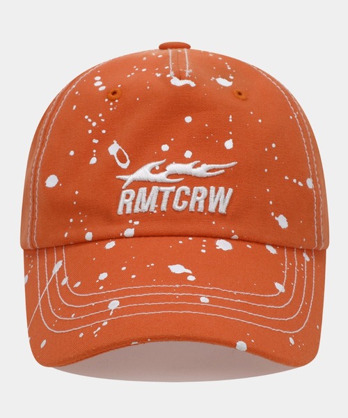 [ROMANTIC CROWN] SPLASH PAINTING BALL CAP /追跡付 A'GEM/9 × .kom 『ROMANTIC CROWN/ロマンティック クラウン