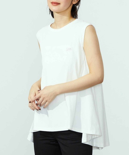 ノースリーブフレアーTシャツ セール】Lee/リー ノースリーブフレアーTシャツ ノースリーブ
