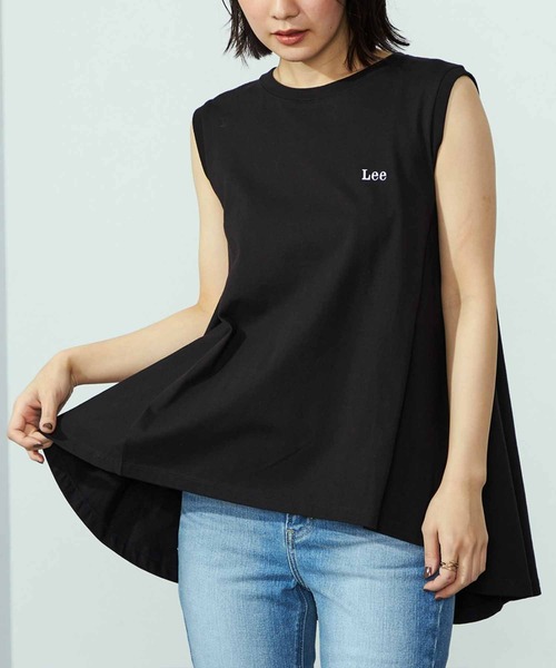 ノースリーブフレアーTシャツ セール】Lee/リー ノースリーブフレアーTシャツ ノースリーブ