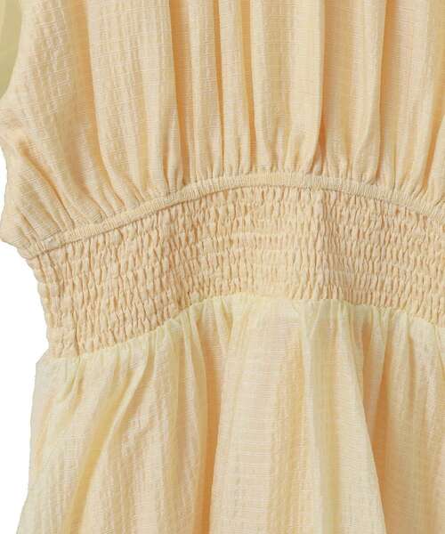 セール】ウエストシャーリングワッシャーワンピース（ワンピース