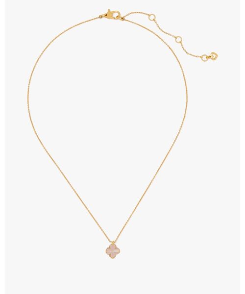 kate spade new york（ケイトスペード ニューヨーク）の「スペード フラワー ミニ ペンダント（ネックレス・レディース・ピンク・ONESIZE）」の2枚目の写真