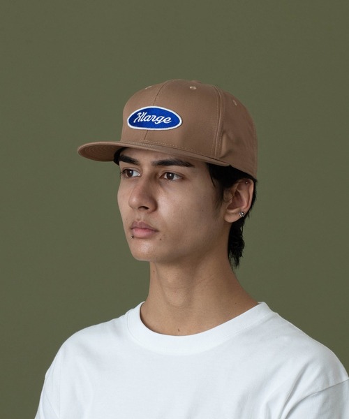 XLARGE（エクストララージ）の「OVAL LOGO TRUCKER CAP（キャップ・メンズ・ブラウン/ブラック/ライトブルー・ONE SIZE）」の14枚目の写真