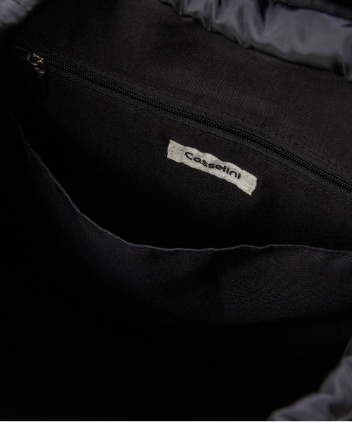 Casselini(キャセリーニ)の「CASSELINI/キャセリーニ リボンバックパック(バックパック/リュック・レディース・ブラック/ベージュ・ONE SIZE)」の7枚目の写真